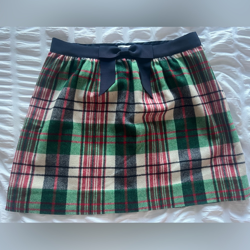 Vineyard vines tartan bow skirt